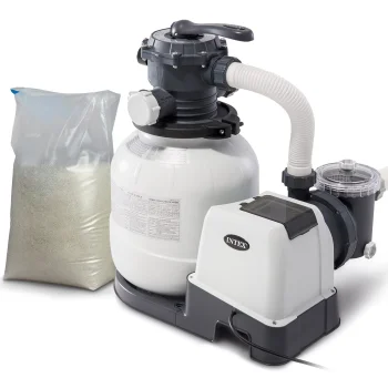 Smilšu filtru sūknis Intex 26646 7900 l/h + smiltis 25 kg