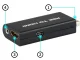 Адаптер PS2 на HDMI со звуком для PlayStation 2, черный