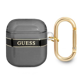 Guess Чехол для AirPods Strap Collection Черный