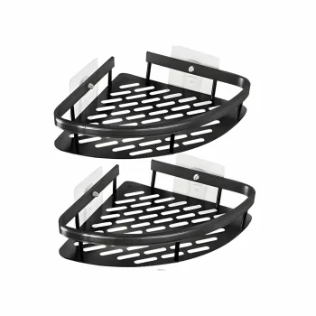 Vannas istabas sienas stūra plaukts, 2 gab. | Bathroom Corner Shelf