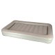 Kids Inflatable Air Mattress Bed with Pump, 140x90 cm, Light Grey
