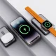 Dudao K29 10000mAh ārējais akumulators ar MagSafe un statīvu, pelēks