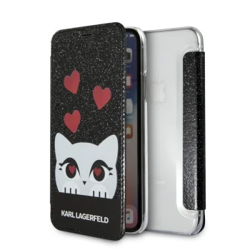 Чехол-книжка Karl Lagerfeld Valentine для iPhone X / Xs, черный