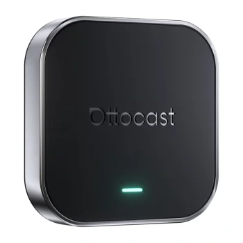Ottocast OttoAibox E2 bezvadu CarPlay un Android Auto adapteris
