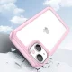 Vāciņš Outer Space Case priekš iPhone 14 Plus ar gēla rāmi, rozā