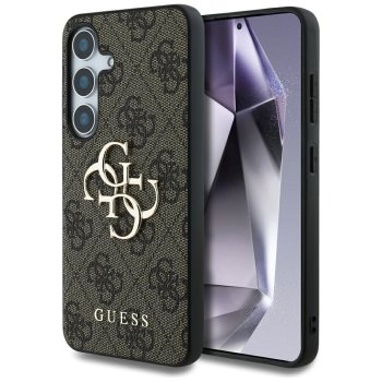Чехол Guess Big 4G Logo Classic Logo для Samsung Galaxy S25+, коричневый