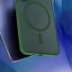 3mk Smoke MagCase vāciņš Samsung Galaxy S25, zaļš caurspīdīgs