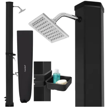 Outdoor Solar Shower 40L Gardlov with Foot Tap and 360° Head