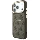 Guess Embossed 4G Classic MagSafe vāciņš iPhone 17 Pro Max / 18 Pro Max, brūns