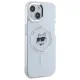 Karl Lagerfeld IML Metal Choupette Head MagSafe vāciņš iPhone 15, Balts