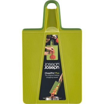 Joseph Joseph Chop2Pot Plus Regular Foldable Chopping Board, Green