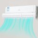 Air Conditioner Deflector AG719B with Vents, White