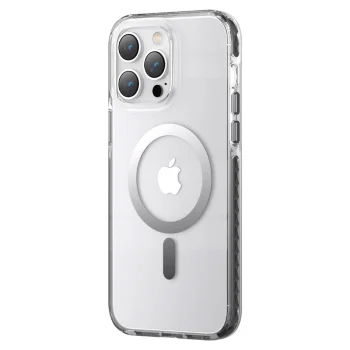 Vāciņš Kingxbar PQY Ice Crystal Series priekš iPhone 14 Plus ar MagSafe, pelēks