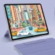 Apple iPad Pro 13\'\' (2024) (A2926 A2925) Nappa Texture Tri-Fold Book Case Cover, Purple | Чехол Книжка...