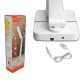 Ltc 3W LED galda lampa, 3000/4500/6000K, regulējama, 1200mAh, balta