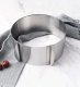 Kūkas veidne, apaļa tortes forma, regulējams konditorejas riņķis | Adjustable Cake Ring Baking Mold