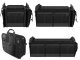 Large Car Trunk Organizer, Foldable with Pockets and Straps, Black