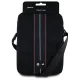 BMW BMTB10COMPVSKR 10" melna neilona somiņa ar sarkanu svītru | Tablet Bag Black Nylon Red Stripe