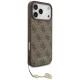 Guess iPhone 17 Pro Max vāciņš 4G Charms Collection MagSafe, brūns