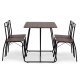 Dining Table Set for 4 ModernHome PARIS 5 Piece Kitchen Table and Chairs