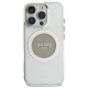 Чехол Guess для iPhone 16 Pro Max IML Metal Colored Circle MagSafe, серый