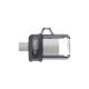 Флешка SanDisk Ultra Dual Drive m3.0 64GB USB 3.0 micro-USB, серый