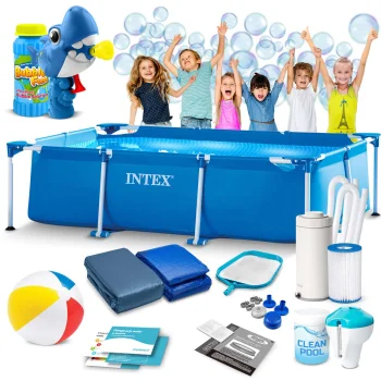 Intex 28272-M Frame Pool 300 x 200 x 75 cm, 15-in-1 Set