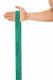 4Fizjo Flex Band Long Flexible Textile Training Loop Strap Tape, Green (Low resistance, 2/5)