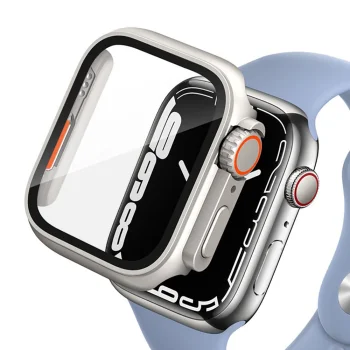 Tech-Protect Defense360 vāciņš Apple Watch 7/8/9 (45mm) Titanium Orange
