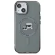 Karl Lagerfeld iPhone 15 vāciņš HC MagSafe IML Metal KC Heads, melns