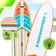 AquaPaddle Navigator Orange Green SUP dēlis, 355x82x15 cm, 200 kg
