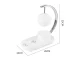 Moon RGB Night Light with 10W Wireless Charger and Bluetooth Speaker