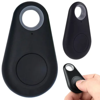 Bluetooth-брелок для поиска ключей и телефона, черный