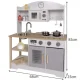 Kruzzel 21933 Bērnu Rotaļu Koka Virtuve | Kids Wooden Toy Kitchen