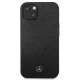 Mercedes iPhone 13 mini vāciņš Leather Stars Pattern, melns