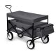 Humberg Folding Transport Cart, 80L, with Canopy