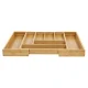 GreenBlue GB379 Izvelkams bambusa galda piederumu organizators, 325-500x430x45mm