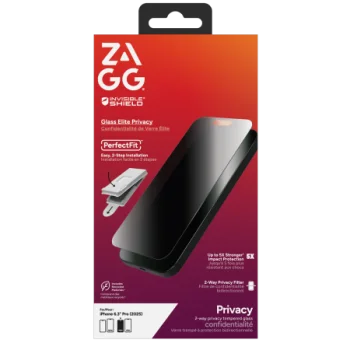 ZAGG Invisibleshield Glass Elite privātuma aizsargstikls iPhone 17 Pro