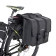 L-BRNO Divpusēja Velosipēdu Soma uz Bagāžnieka 35L, Melna | Double-sided Bicycle Bag on the Trunk