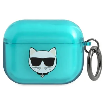 Karl Lagerfeld Choupette maciņš Apple AirPods Pro, Zils