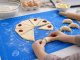 Non-Slip Silicone Pastry Mat for Dough Rolling 70x50cm, Blue