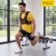 Regulējama smaguma veste treniņiem 4FIZJO, 15 kg, melna/sarkana