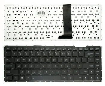 Asus A450V, X450VB, X450C klaviatūra portatīvajam datoram, melna