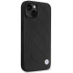 Чехол BMW для iPhone 14 Leather Quilted, черный