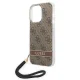 Guess Print 4G Cord vāciņš iPhone 14 Pro Max - Brūns