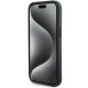 Ferrari iPhone 15 vāciņš Grip Stand Metal Logo, melns