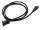 VGA - HDMI kabelis 1,3 m, Full HD 1080p, apzeltīti kontakti, melns