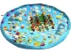 Игровой коврик и мешок для хранения игрушек, 130 см, Синий