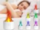 Fireplace Flame Effect Air Humidifier & Aroma Diffuser with RGB LED