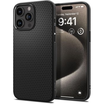 Apple iPhone 15 Pro 6.1'' Spigen Liquid Air Case Cover, Black